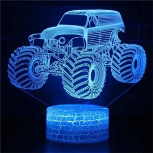Lampe 3D Monster Truck