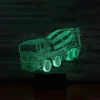 Lampe 3D Camion Toupie à Béton