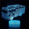 Lampe 3D Camion de Pompiers