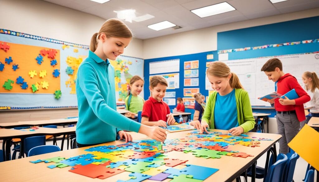 puzzles 3D pour l'école